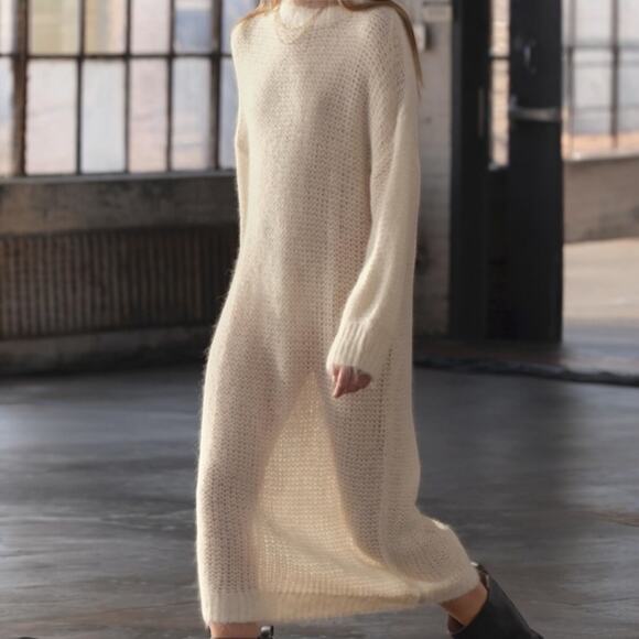 Zara NWT Alpaca Knit Dress S - Picture 1 of 6